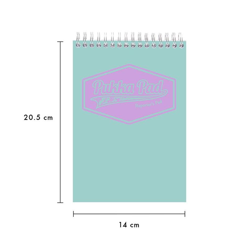Pukka Pastel Reporters Notepad Teal P8907PSTTL_4