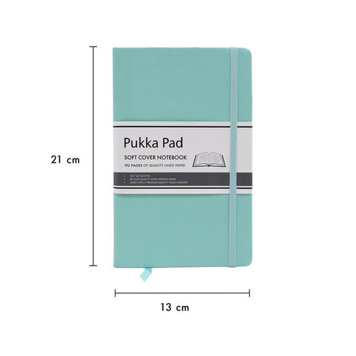 Pukka Signature Soft Cover Notebook 13x21cm Lined Mint P7748SIG_2