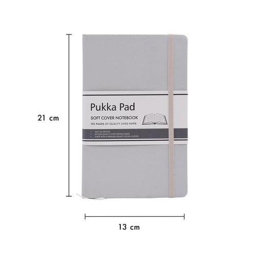 Pukka Signature Soft Cover Notebook 13x21cm Lined Oatmeal P7749SIG_2