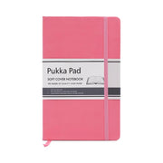 Pukka Signature Soft Cover Notebook 13x21cm Lined Pink P7750SIG_1