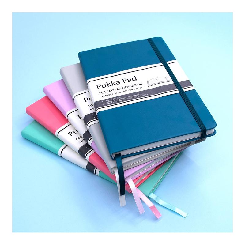 Pukka Signature Soft Cover Notebook 13x21cm Lined Pink P7750SIG_6