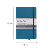 Pukka Signature Soft Cover Notebook 13x21cm Lined Teal P7752SIG_2