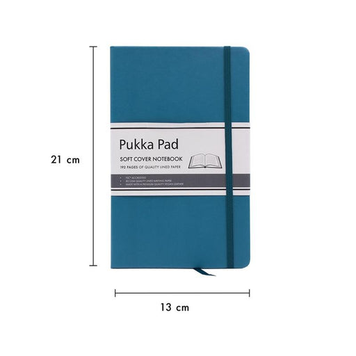 Pukka Signature Soft Cover Notebook 13x21cm Lined Teal P7752SIG_2