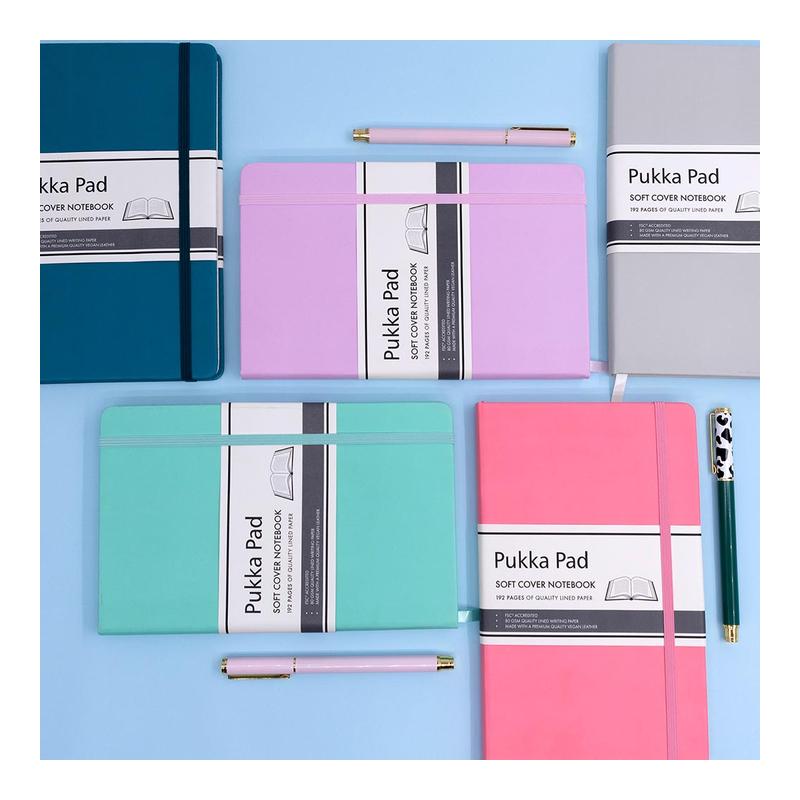 Pukka Signature Soft Cover Notebook 13x21cm Lined Teal P7752SIG_7