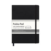 Pukka Soft Cover Lined Notebook 144 x 210mm Black P6981SCN_1