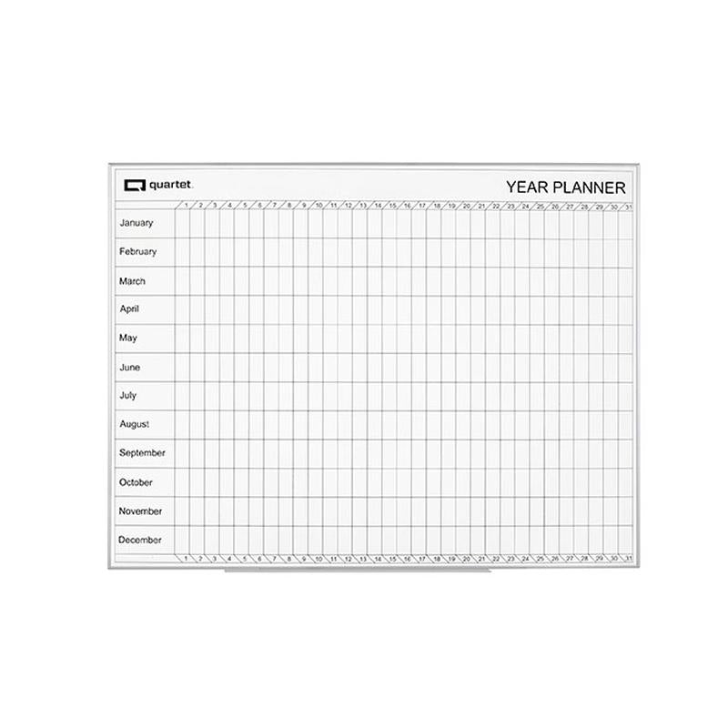 Quartet Planner Board Year 1200X900Mm QTYEAR1209A_1