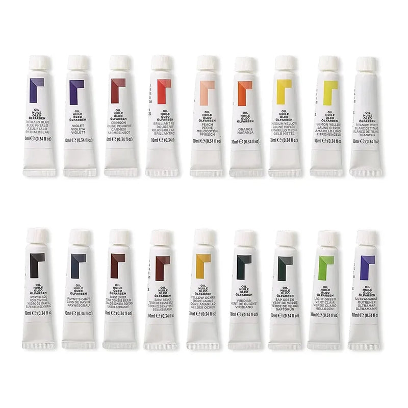 Reeves 12ml Oil Paints Set of 18, Versatile Oil Painting_2