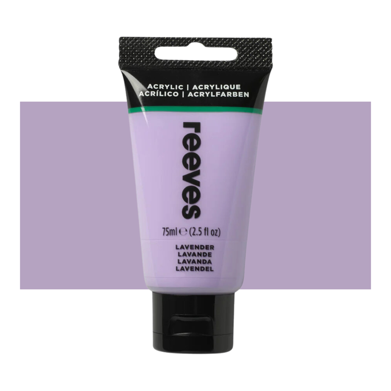 Reeves Fine Artists' Acrylic Paints 75ml - Choose Your Colour LAVENDER_1