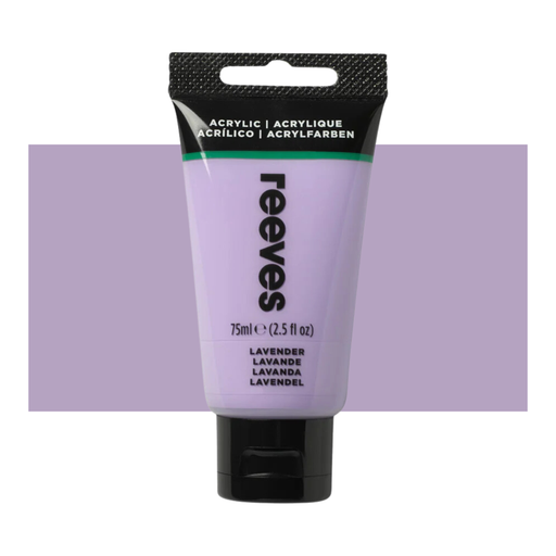 Reeves Fine Artists' Acrylic Paints 75ml - Choose Your Colour LAVENDER_1