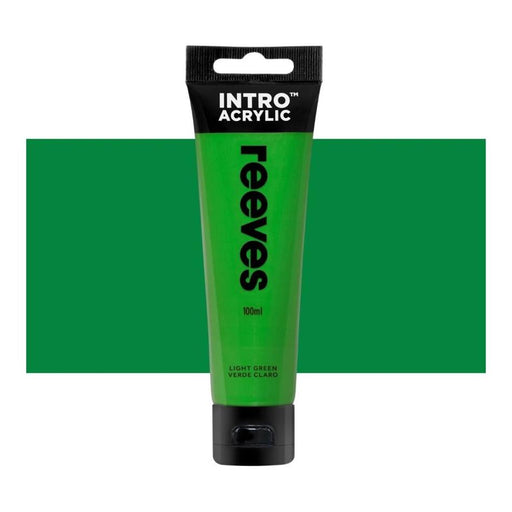 Reeves Intro Acrylic Paints 100ml - Choose Your Colour LIGHT GREEN_1