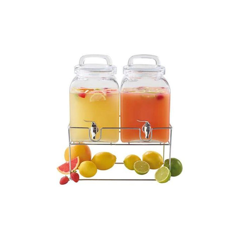 Refresh Double Cube Drink Dispenser with Stand 2X5L Gift Boxed_1