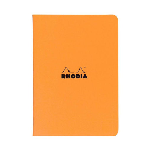 Rhodia Classic Notebook Stapled A4 Lined Orange C119168C_1