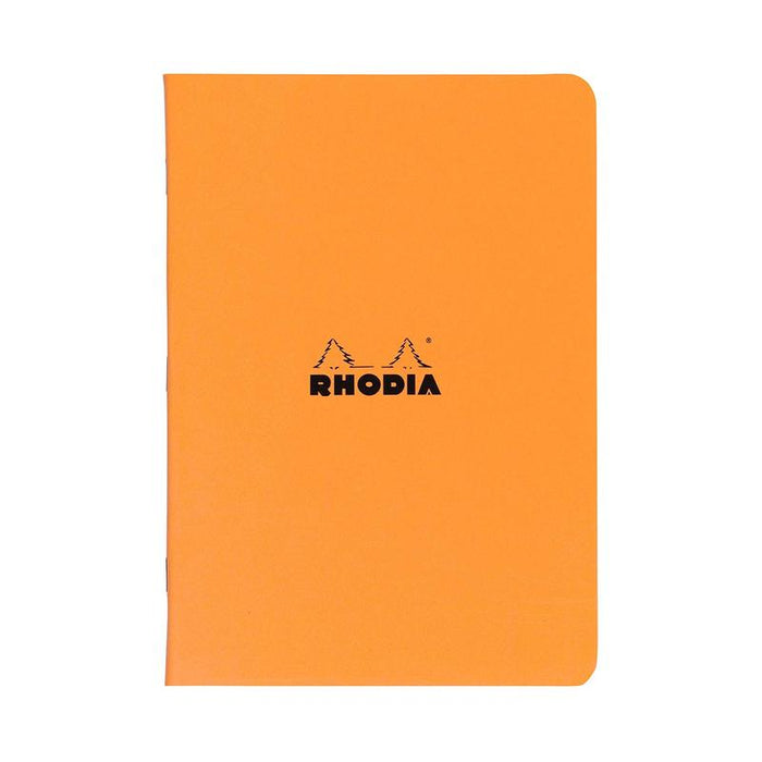 Rhodia Classic Notebook Stapled A4 Lined Orange C119168C_1