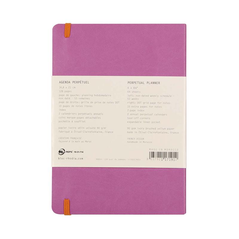 Rhodia Perpetual Diary A5 Lilac C117191C_7