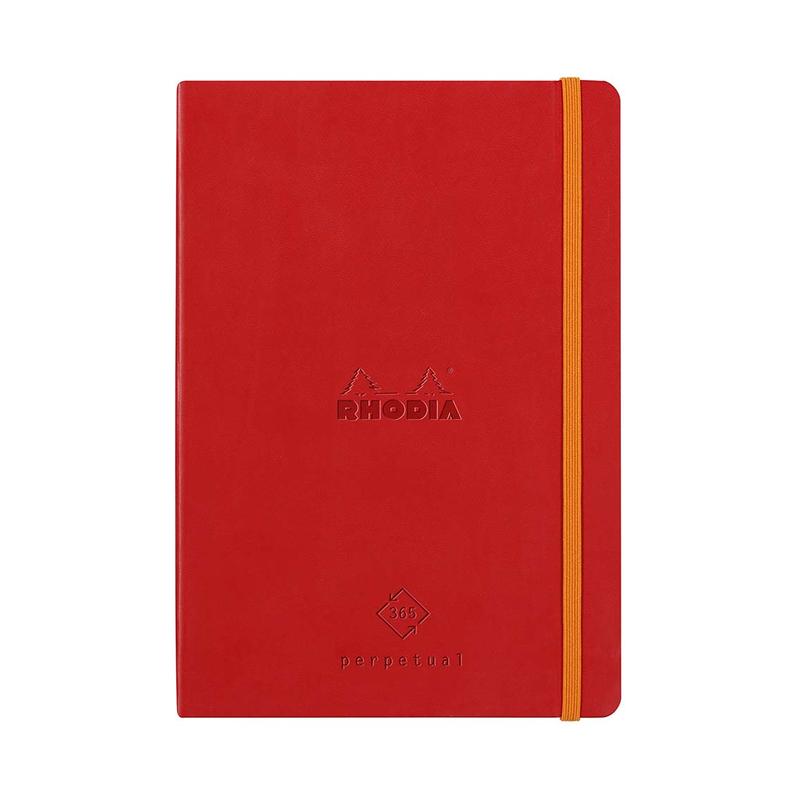 Rhodia Perpetual Diary A5 Poppy C117193C_2