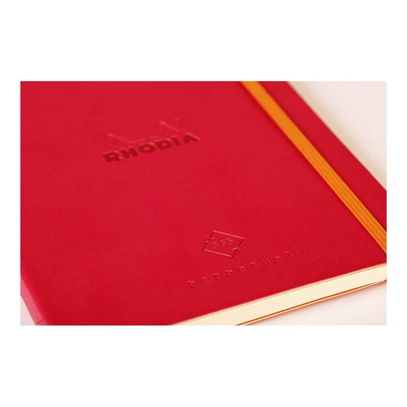 Rhodia Perpetual Diary A5 Poppy C117193C_8