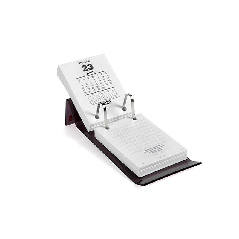 Sasco Desk Calendar Stand Top Punched Acrylic 10556_1
