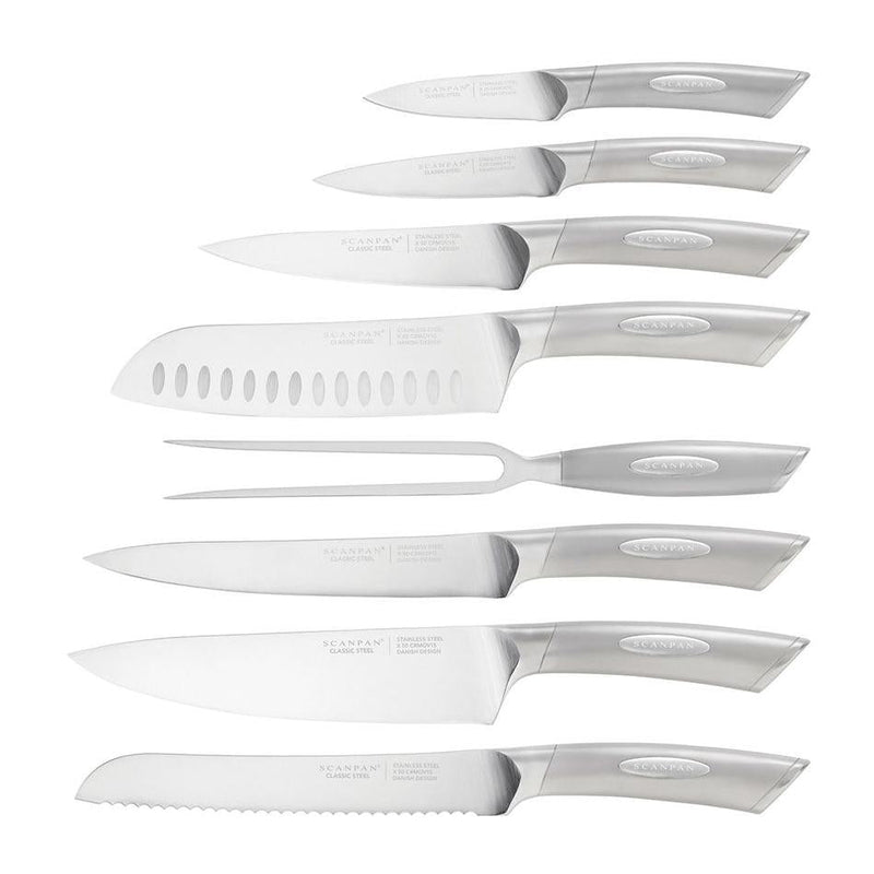 Scanpan Classic Steel Knife 9-Piece Block Set_2