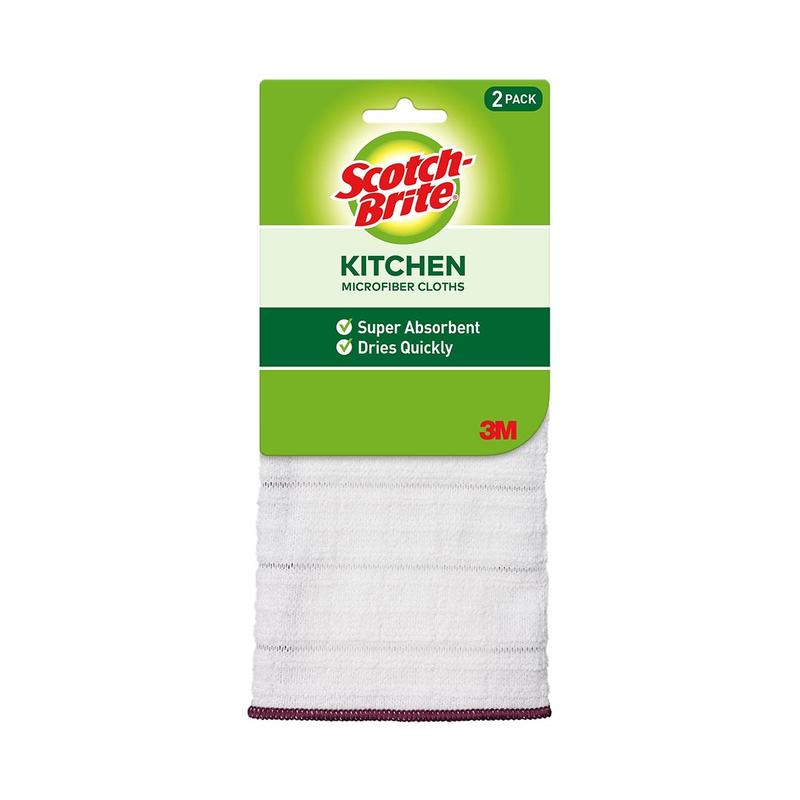 Scotch-Brite Kitchen Microfibre Cloths, Pack of 2 11323_1