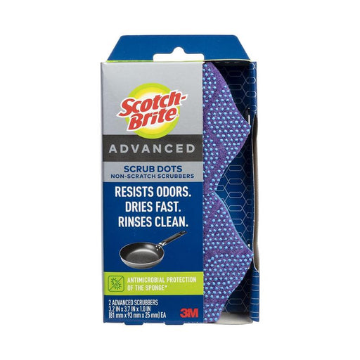 Scotch-Brite Scrub Dots Advanced SDA-2 Non-Scratch Scrubber, Pack of 2 11188_1