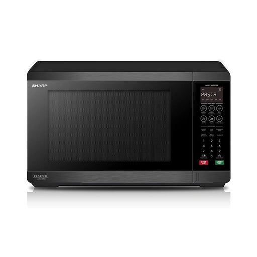 Sharp Flatbed Microwave 1200W - Black Stainless Steel SM327FHB_1