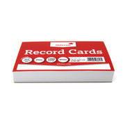 Silvine Record Cards 6x4 Plain SILVINE764_3