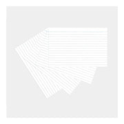 Silvine Record Cards 6x4 Ruled White 564W_3