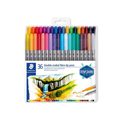 Staedtler Double-ended Fibre-tip Pens 36 Pack_1