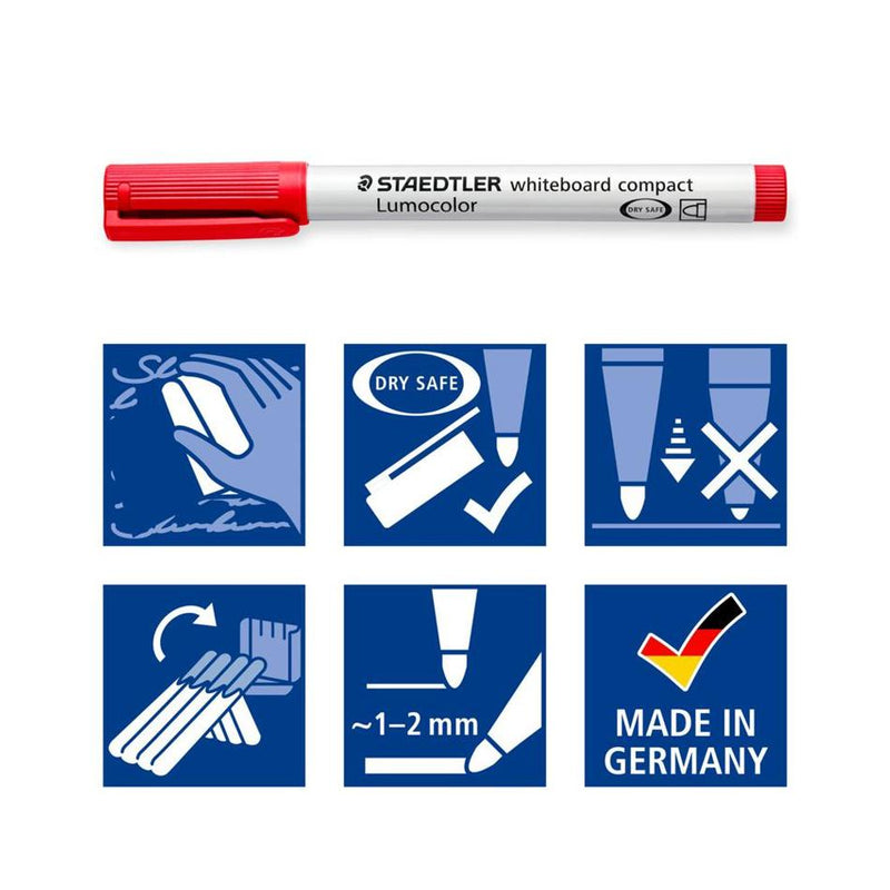 Staedtler Lumocolor Whiteboard Compact 341 Pack 4_5