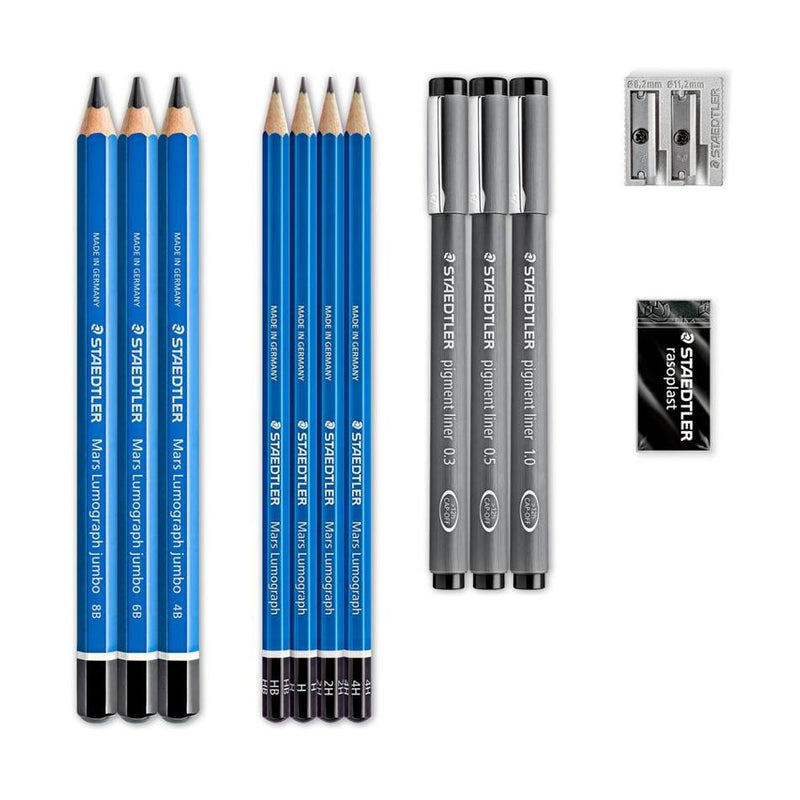 Staedtler Mars Lumograph Sketching Set_3