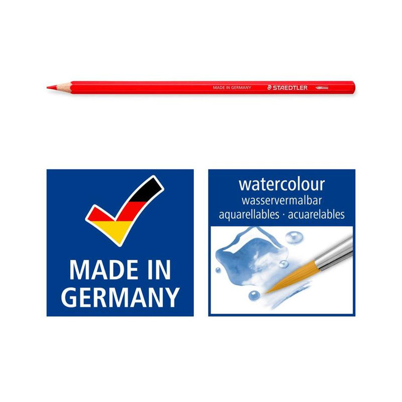 Staedtler Metal Case Containing 12 Watercolour Pencils 146 10C_6
