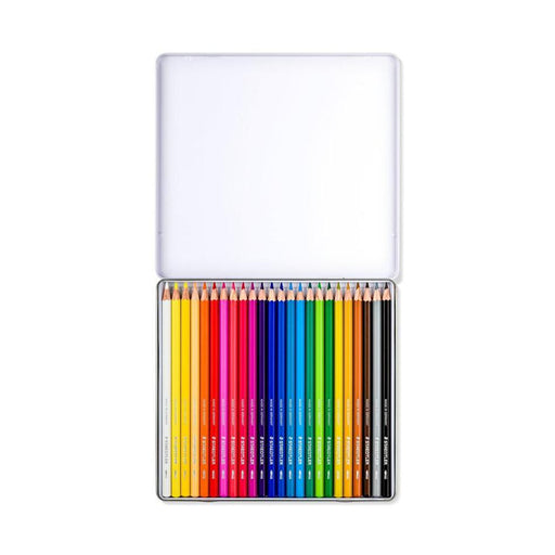 Staedtler Metal Case Containing 24 Watercolour Pencils 146 10C_2