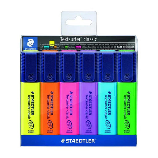 Staedtler Textsurfer Classic Highlighter Assorted Pack 6_1