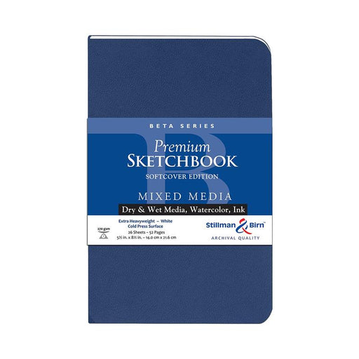 Stillman & Birn S&B Beta Sketchbook Softcover White 270g 14x21.6cm 26sh C301580PSBC_1