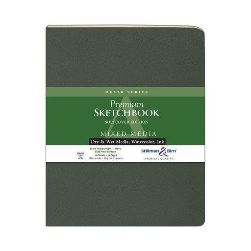 Stillman & Birn S&B Delta Sketchbook Softcover Ivory 270g 20.3x25.3cm 26sh C501810PSBC_1