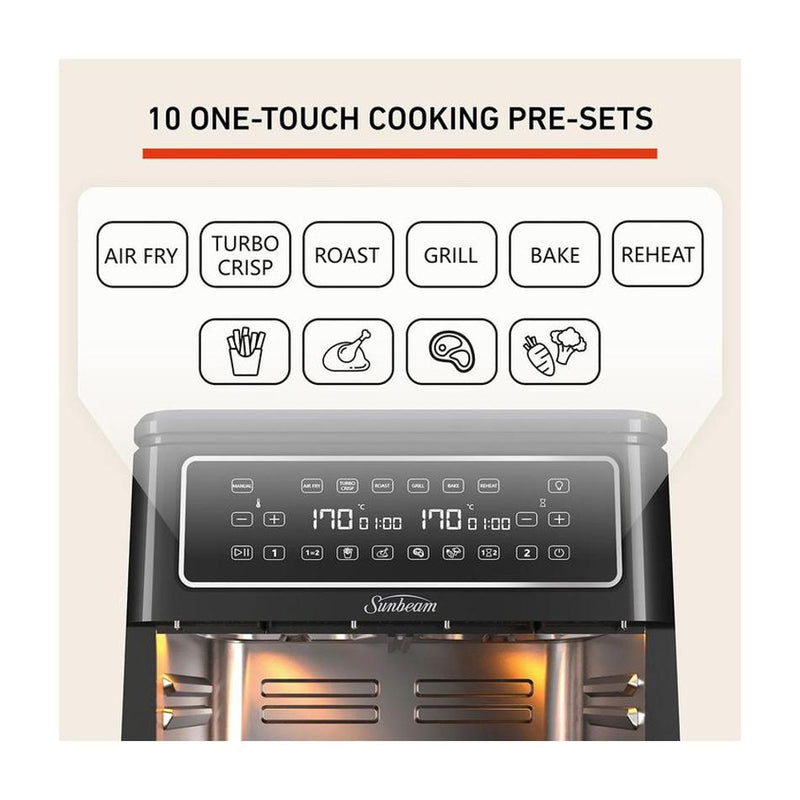 Sunbeam Multi Zone Air Fryer Oven AFP6000BK_26