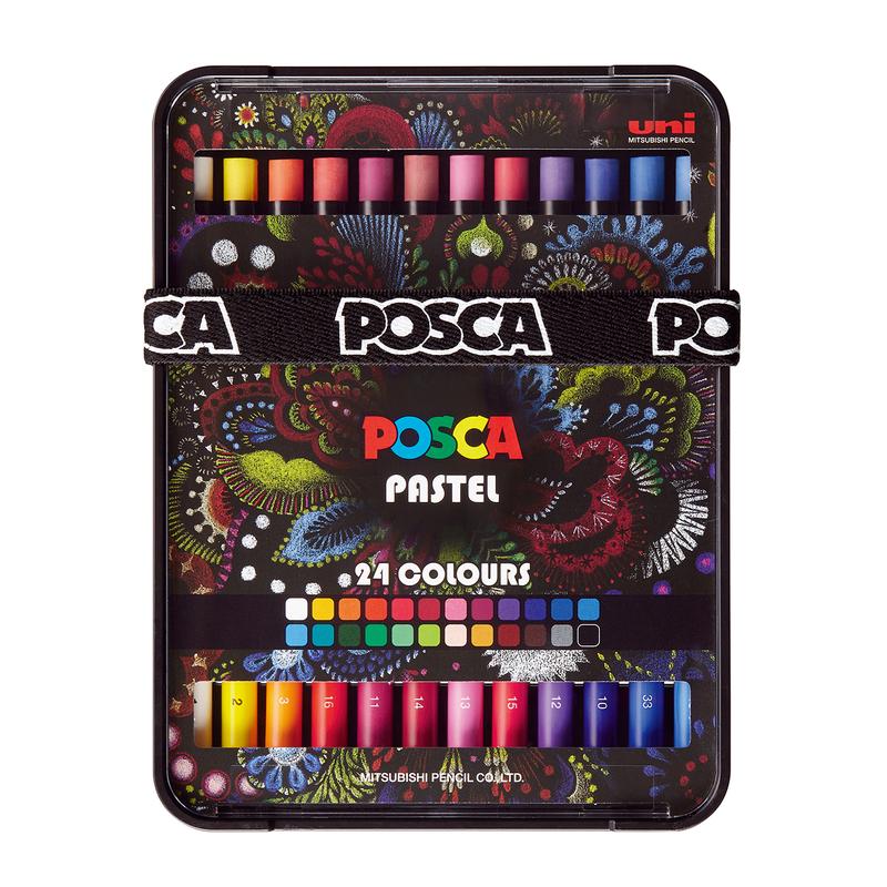 Uni Posca Pastels Assorted Set of 24 249012_1