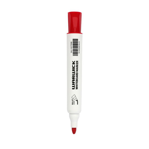 Warwick Whiteboard Marker Bullet Tip Red Pack 24 11577598_2
