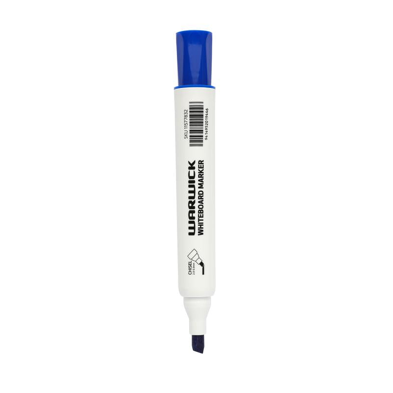 Warwick Whiteboard Marker Chisel Tip Blue Pack 24 11577832_2