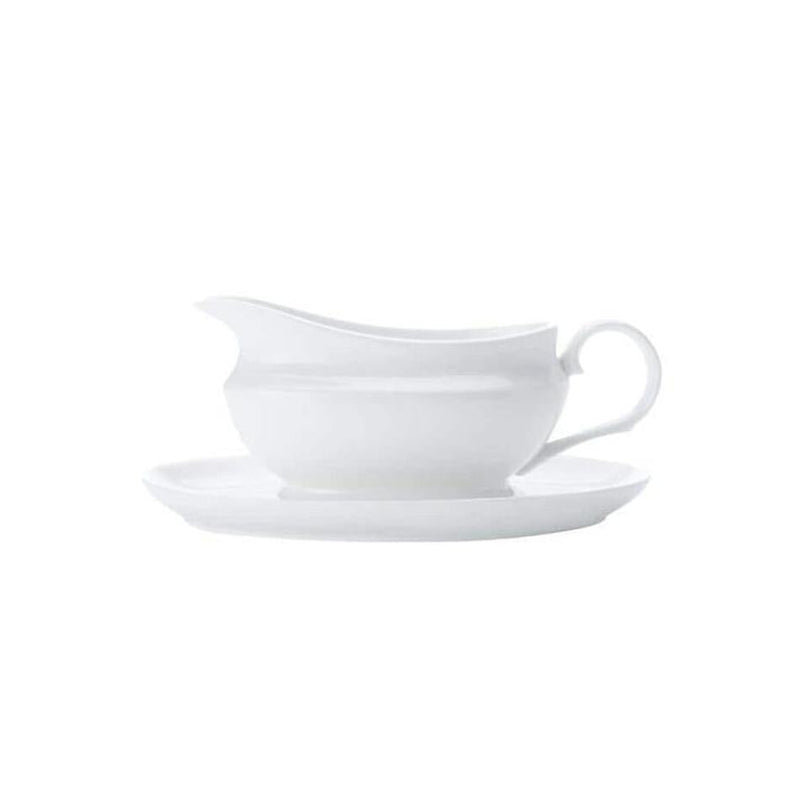 White Basics Gravy Boat & Saucer 550ML_1