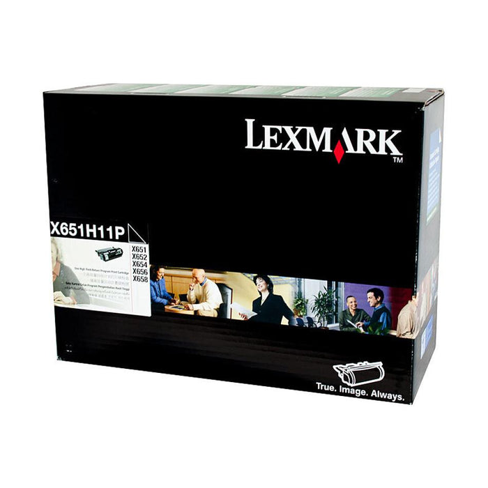 Lexmark Lexm X651H11P High Yield Prebate Cartridge