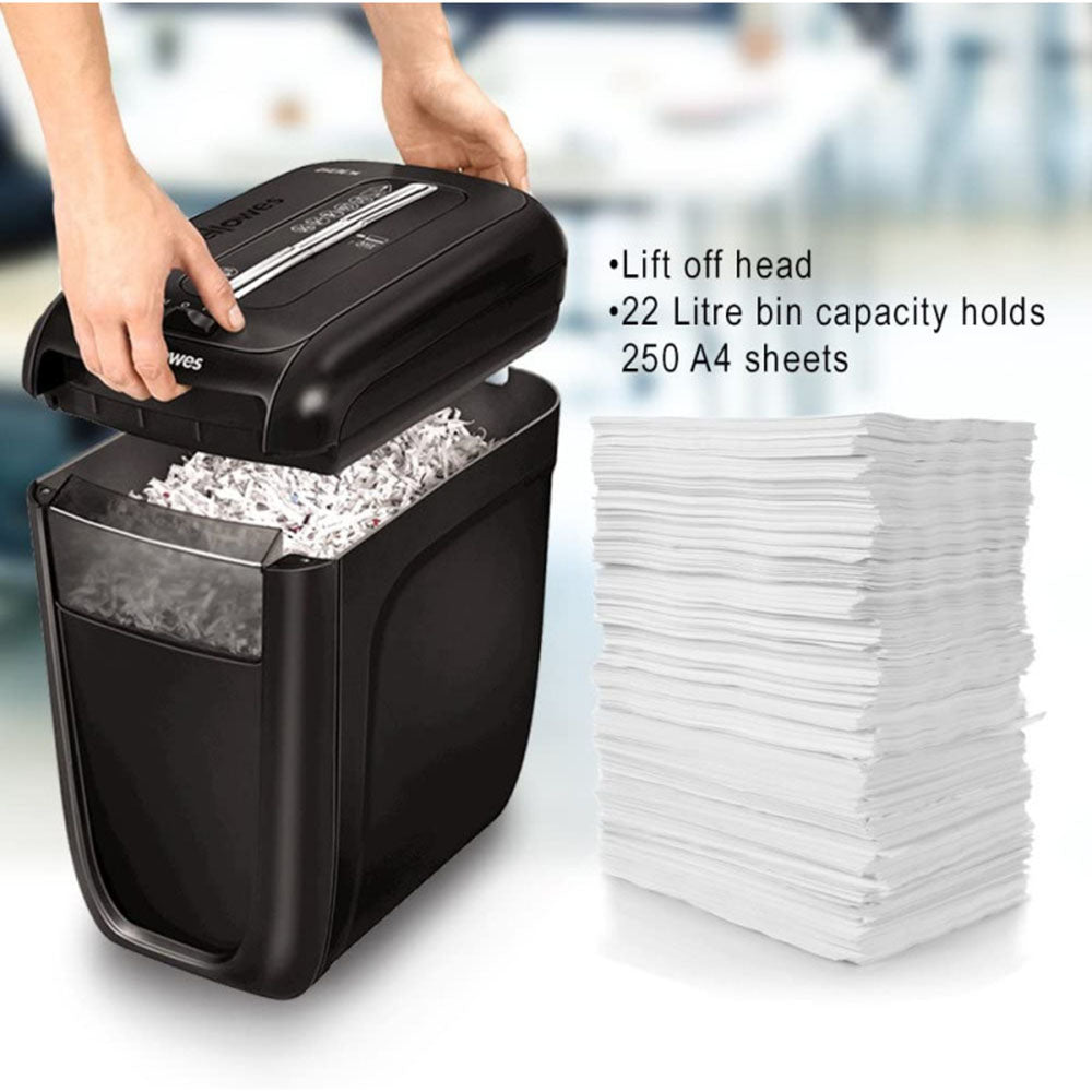 paper office shredder bin size