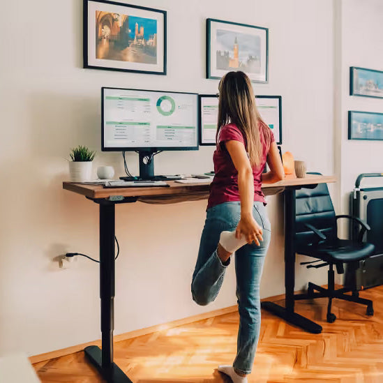benefits of a standing desk for home or office