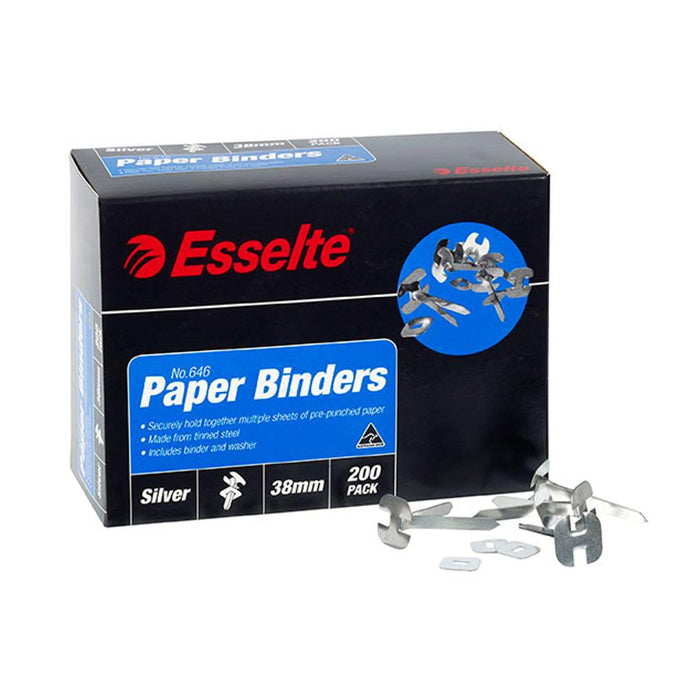Esselte Paper Binders 38Mm Bx200 0006462