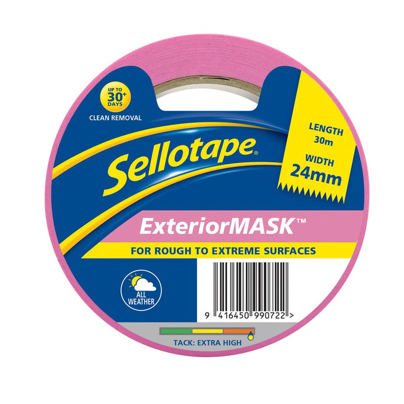 Sellotape Lupin Exterior Mask 24mm x 30m 1985729