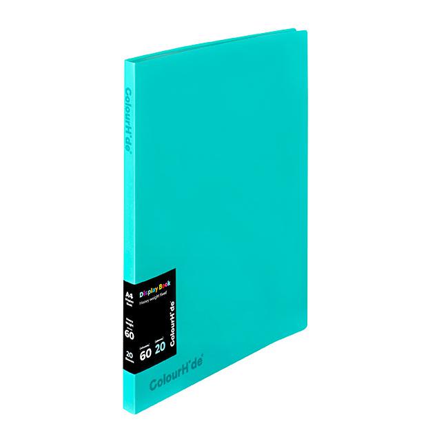 Colourhide display book fixed 20 sheet