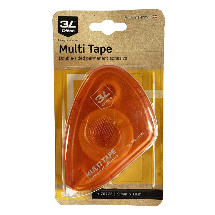3L Multi-Tape Permanent 9mm x 10m 231679