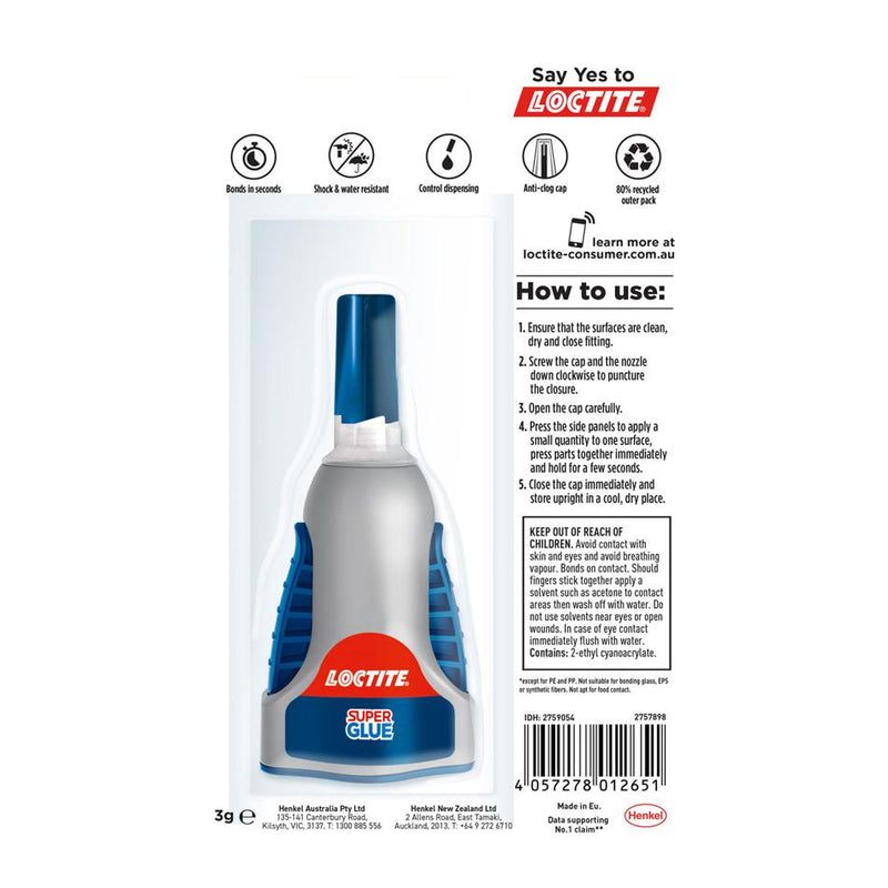 Acme Loctite Superglue Liquid Control 3g 2759054