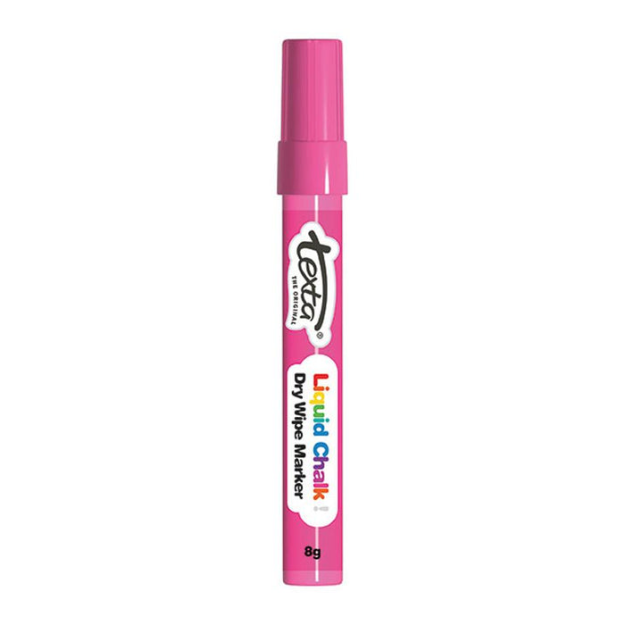 Texta Liquid Chalk Marker Dry Wipe Pink 387940S