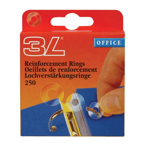 3L Reinforce Rings Box 250 8214-250-Officecentre